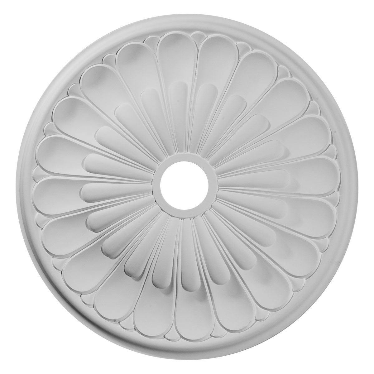 Hand-Painted Burnished Mahogany Ceiling Medallion D88018