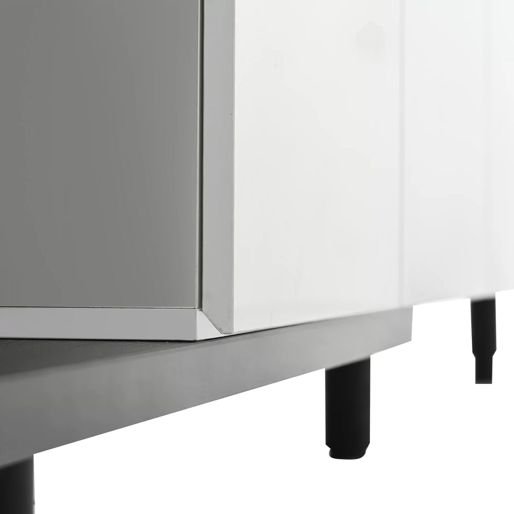 White TV Stand with 3 Storage Drawers E45393