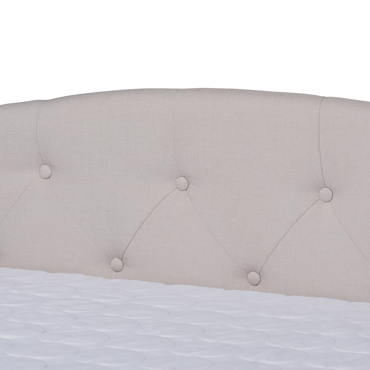 Beige/Black Upholstered Daybed with Trundle J701273