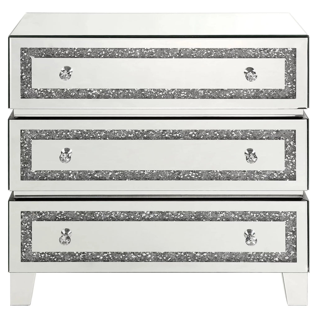 3-Drawer Mirrored Cabinet C677782