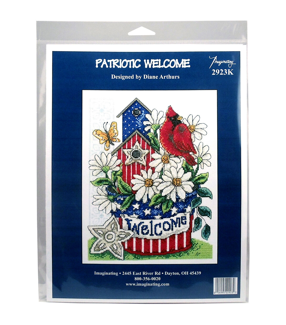 Patriotic Welcome Counted Cross Stitch Kit K8470