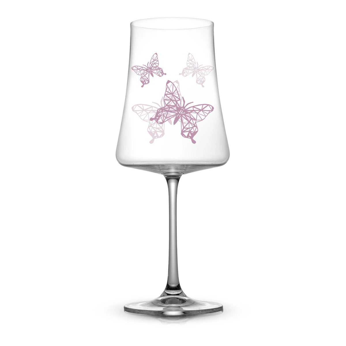 European Crystal Stemmed Red Wine Glass Set of 2 N732