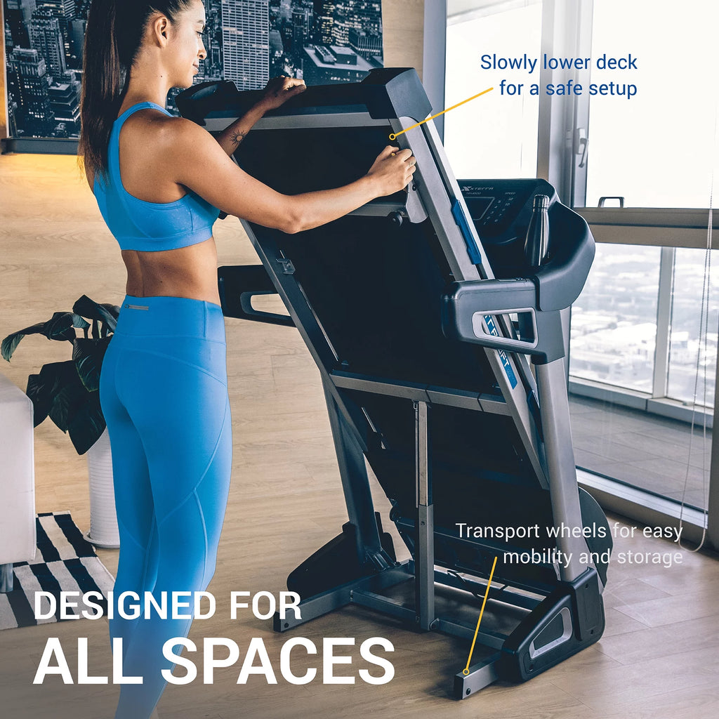 Folding Treadmill with Bluetooth, 3.25 HP Motor, 15 Incline Levels Q32860
