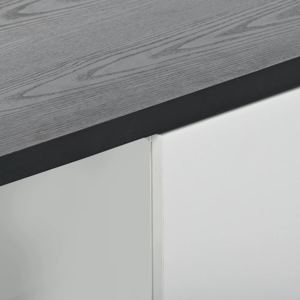 White TV Stand with 3 Storage Drawers E45393