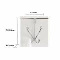 2 Hooks Over Door Coat Rack Set of 2 W116945