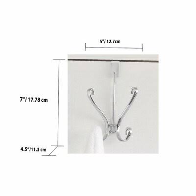 2 Hooks Over Door Coat Rack Set of 2 W116945
