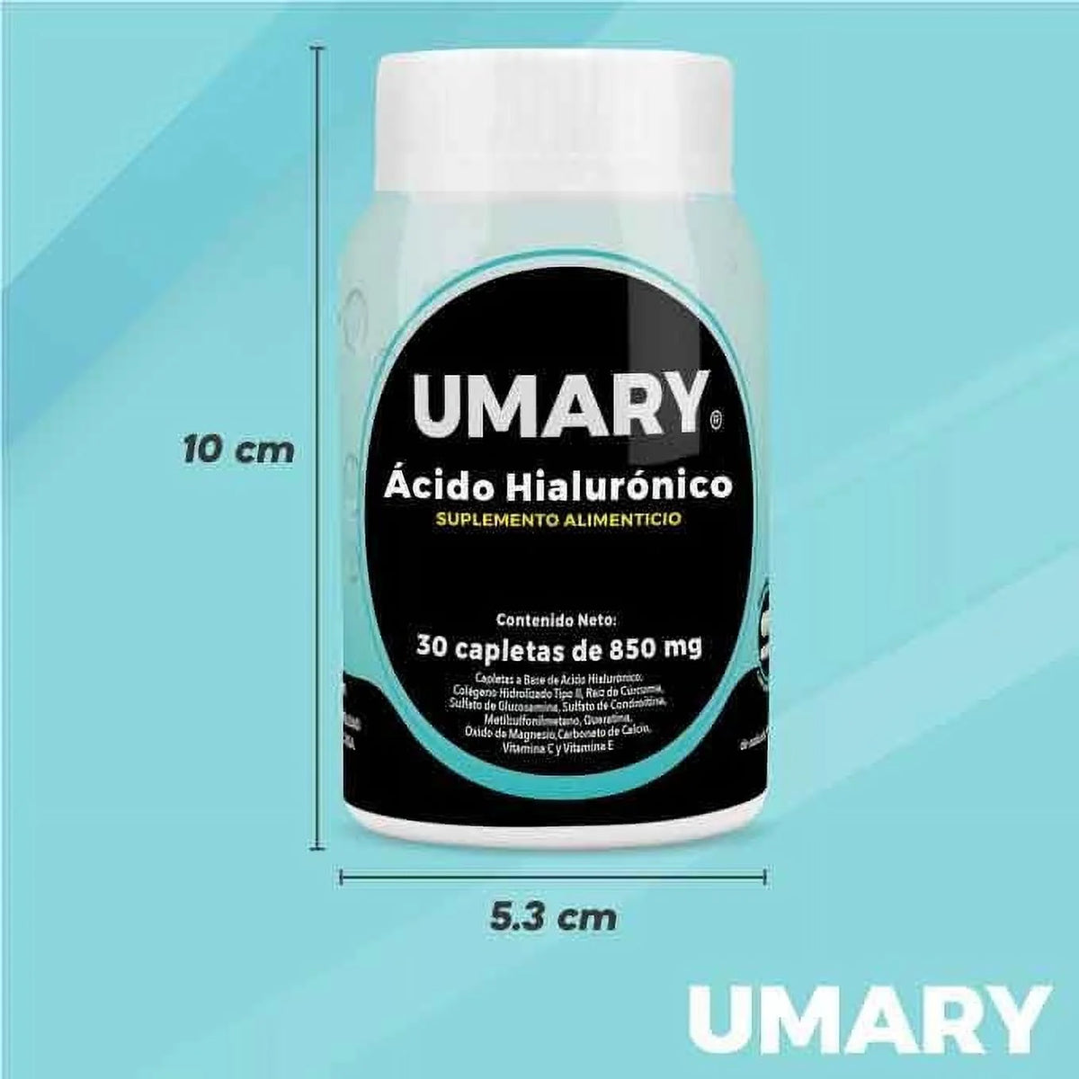 30 Caplets 850 mg + Hyaluronic Acid 100 ml H393