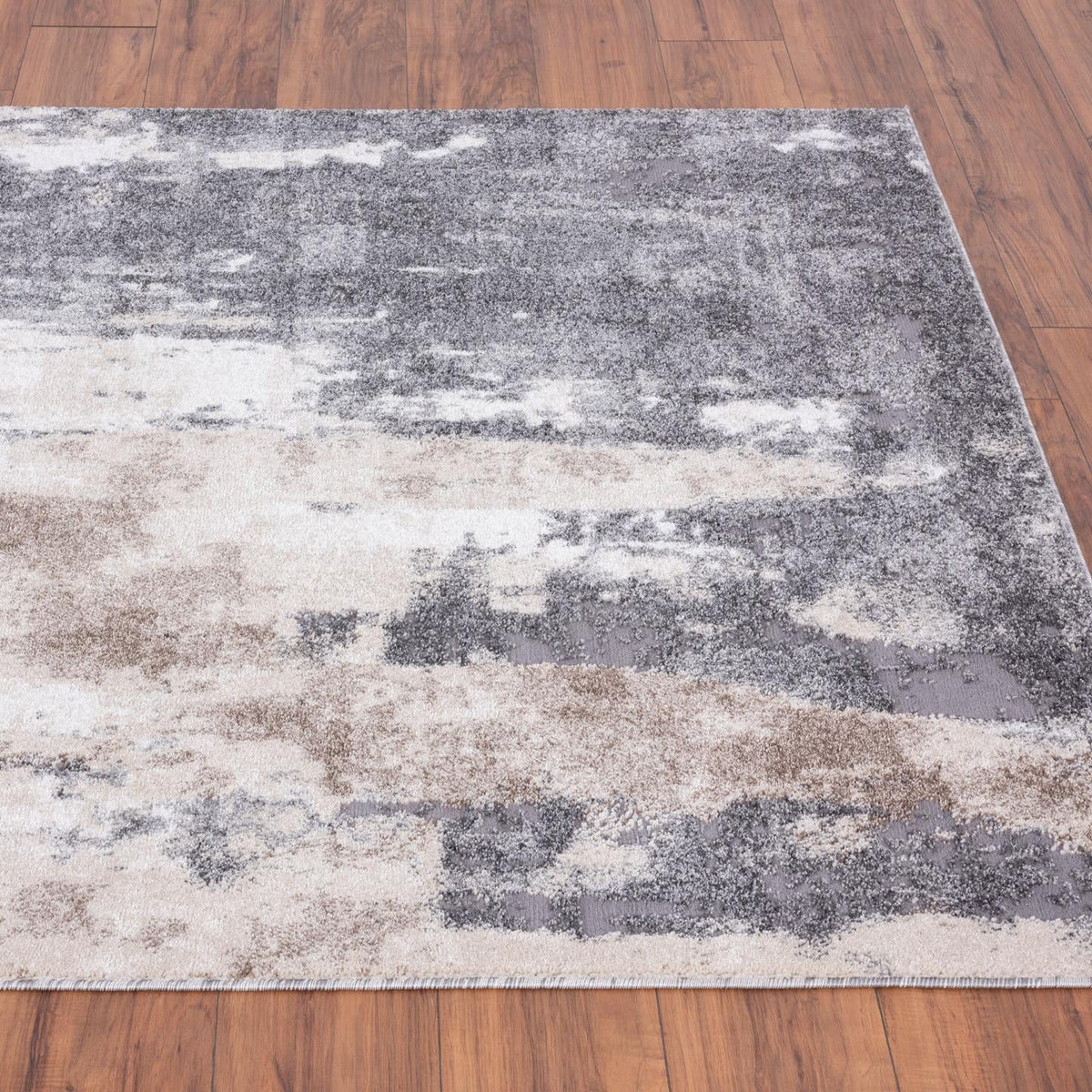 Modern Abstract Area Rug Gray 8 x 10 A72850