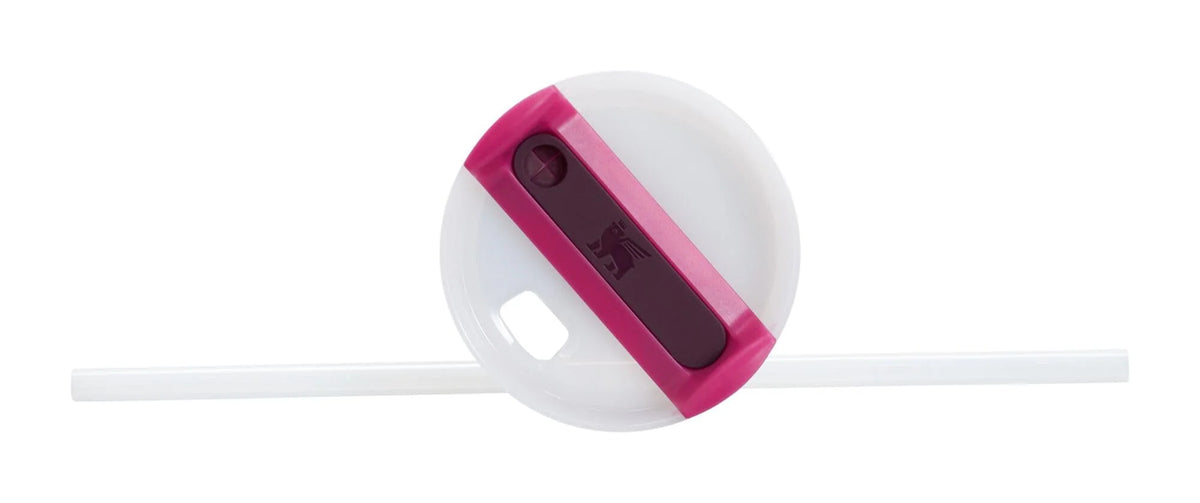 Stainless Steel Vacuum Insulated Tumbler with Lid and Straw 40 oz Fuchsia C973018