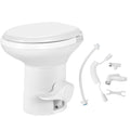 Portable RV Toilet with Pedal Flush White N74468