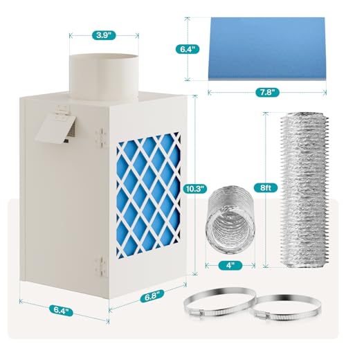 Indoor dryer vent kit D48200