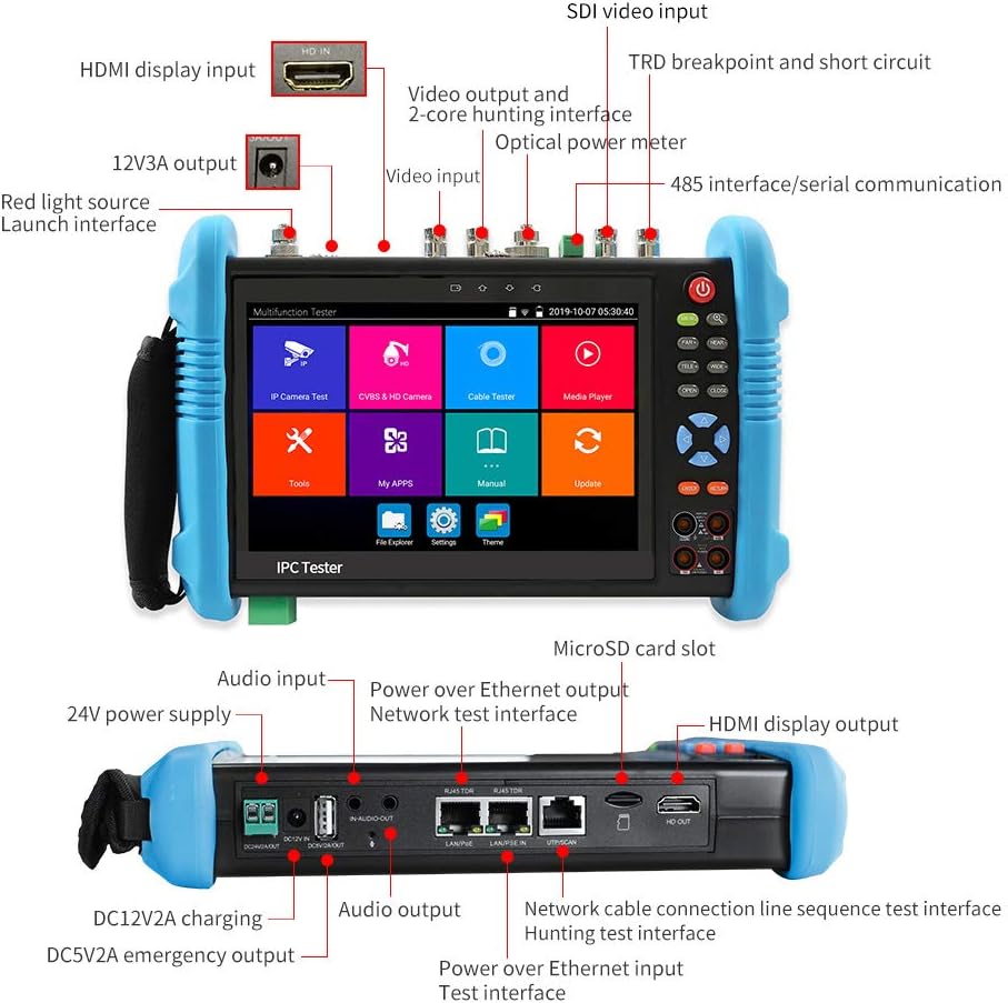 7 Inch All in One CCTV Tester Monitor B581001