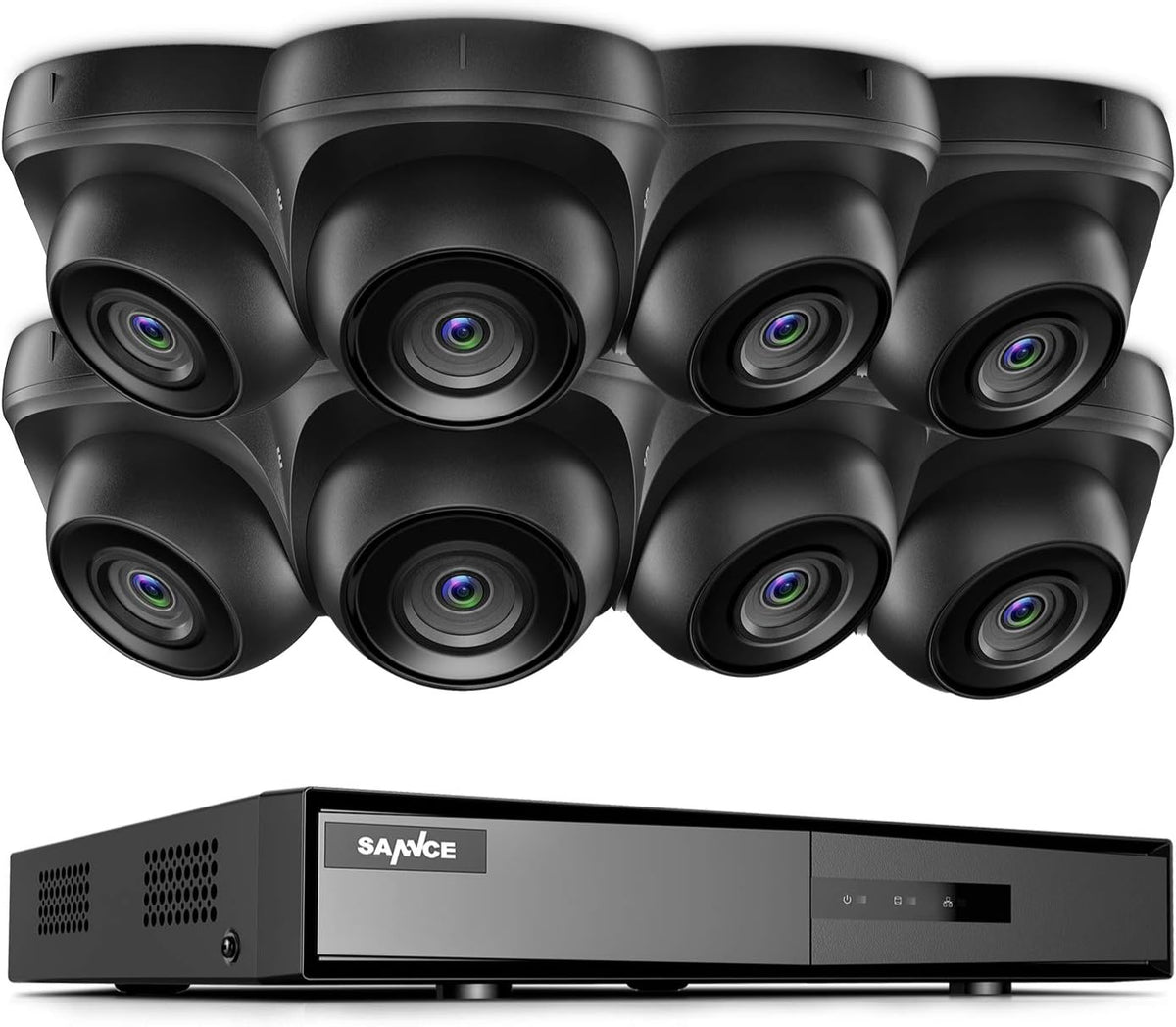 1080P 8CH Wired Security Camera System with 8 Cameras F69177