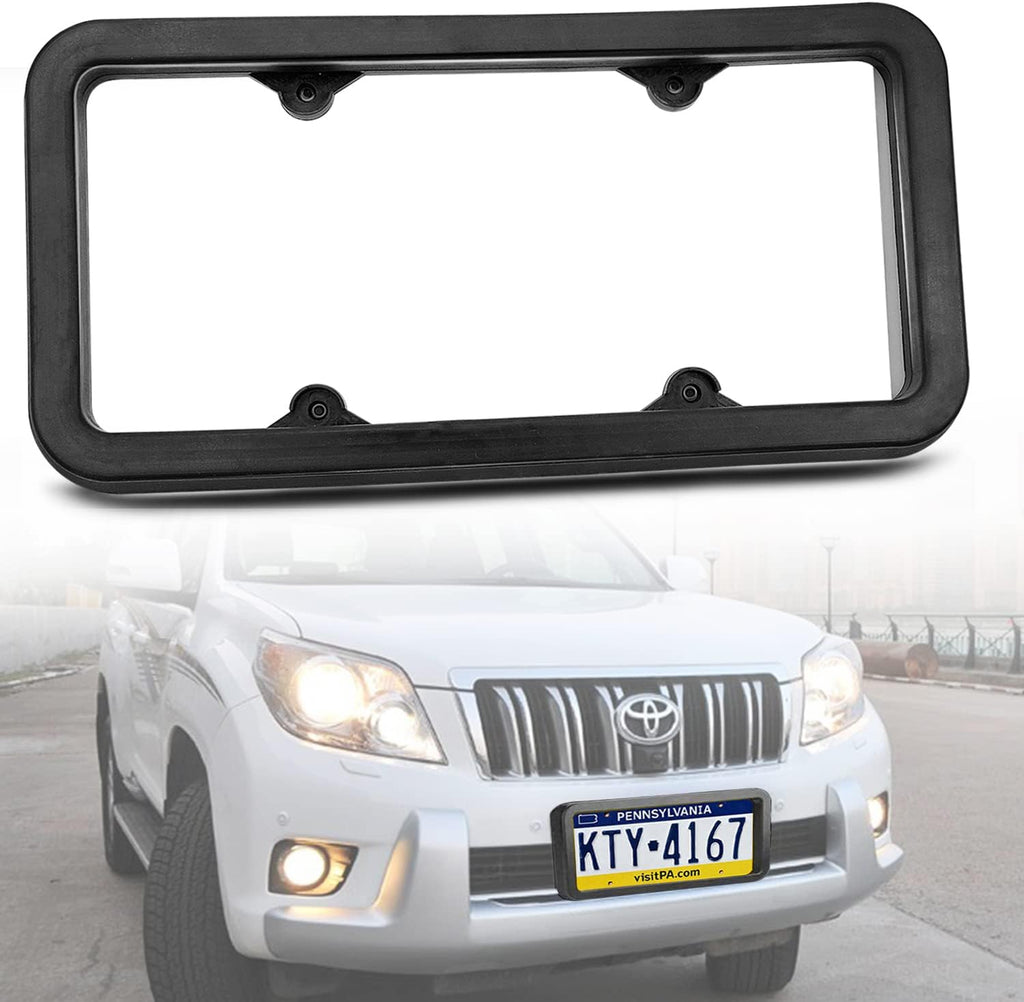 License Plate Frame Bumper Guard Pack of 2 T8362