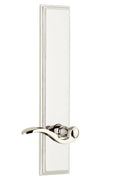 Polished Nickel Tall Plate Privacy Lever V5718
