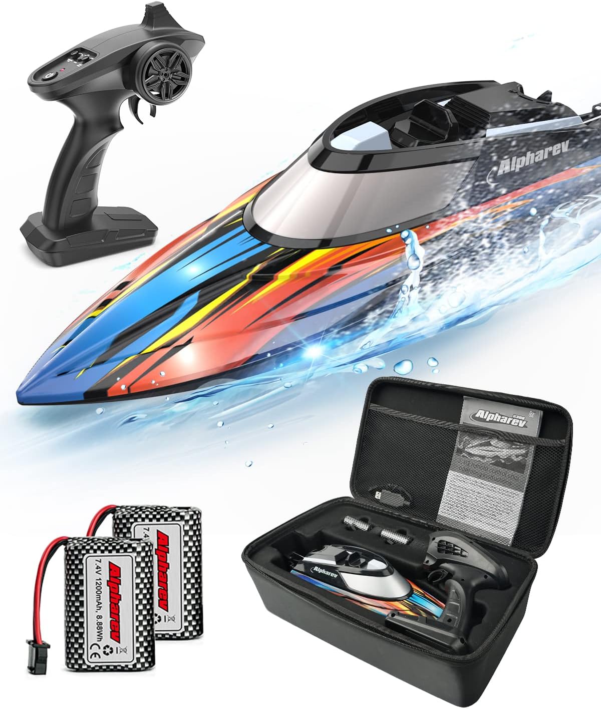 20+ MPH 2.4 GHZ Remote Control Boat X12589