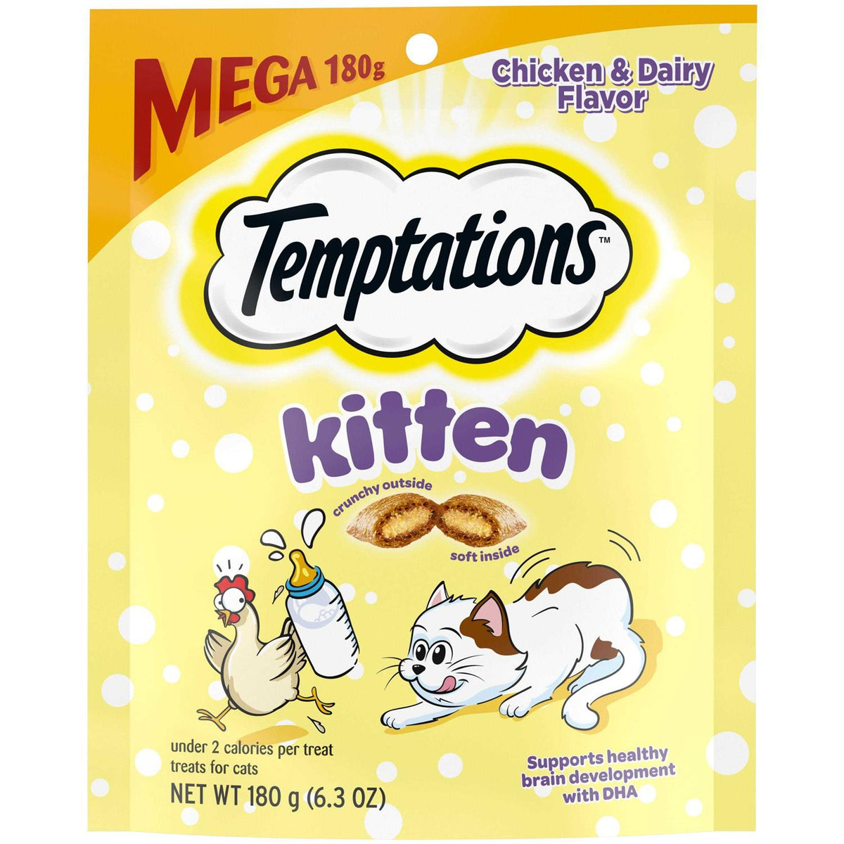 Crunchy and Soft Kitten Treats Dairy Flavor V846
