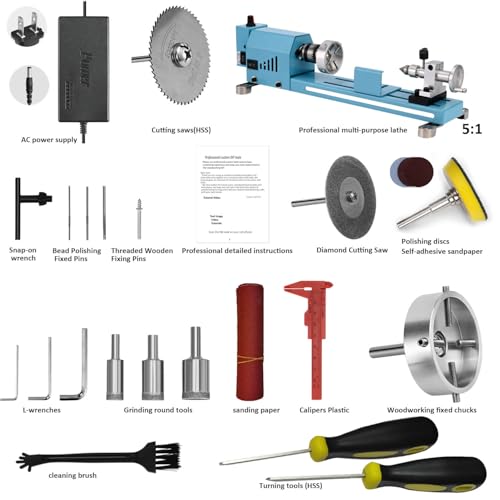 Mini Multi-Purpose Lathe with Tools C907908