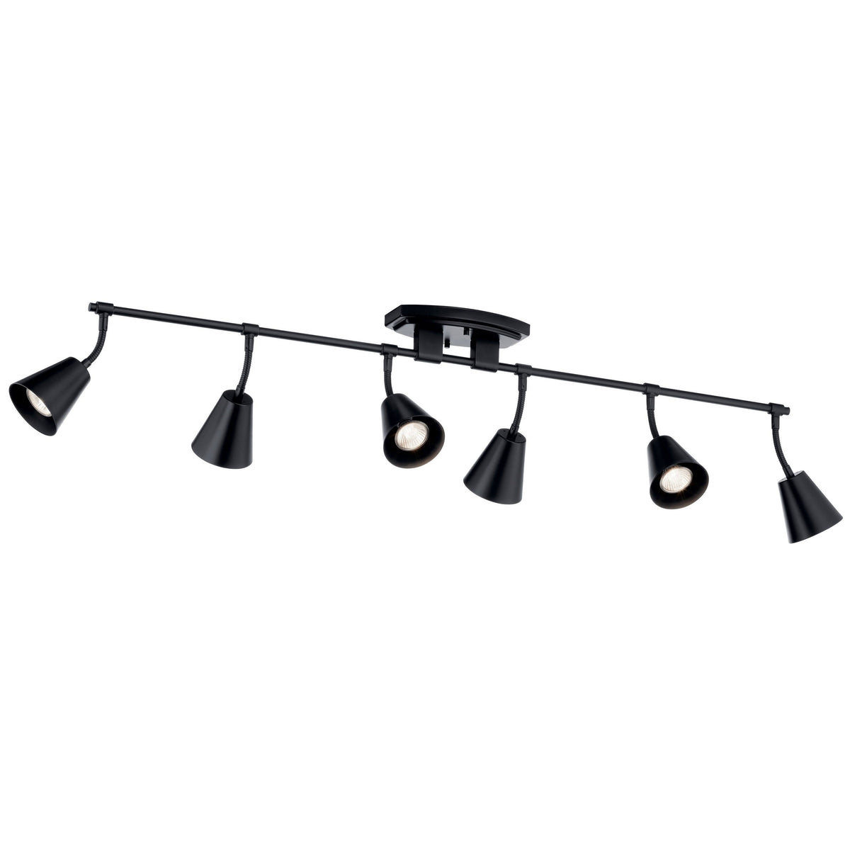 Black 6 Light Rail Light A129