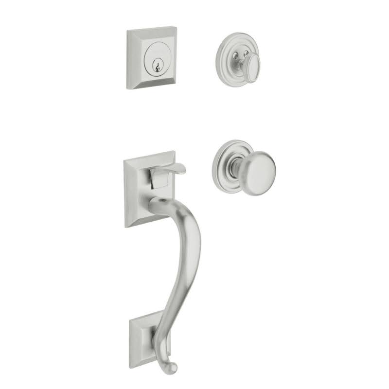 Satin Chrome Full Dummy Sectional Handleset P6495