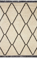 Cream Charcoal Rug 2'7 x 4' N71396
