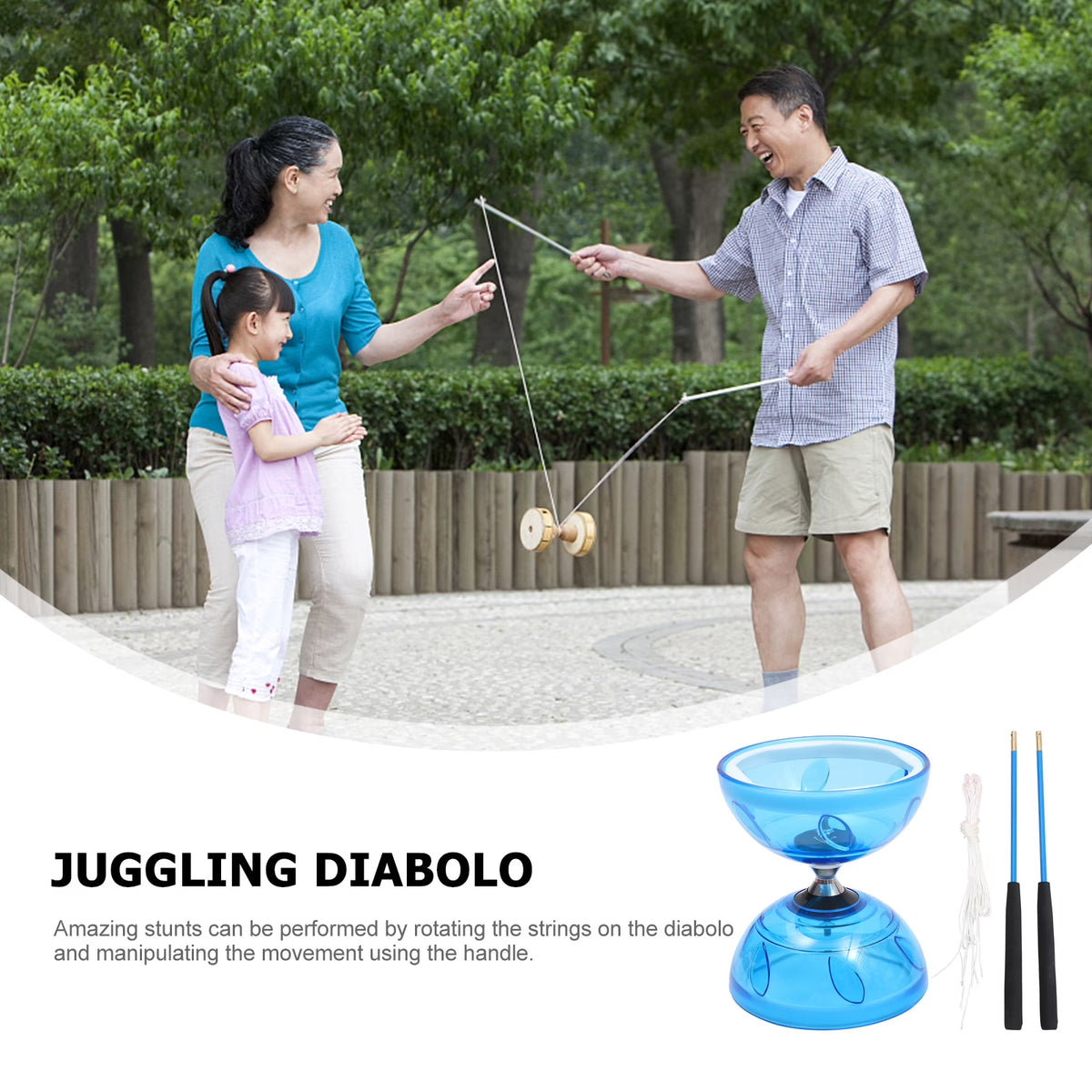 Yoyo Bearing Carnival Unresponsive Beginners Fitness Set Juggling Stick Prize Game N565