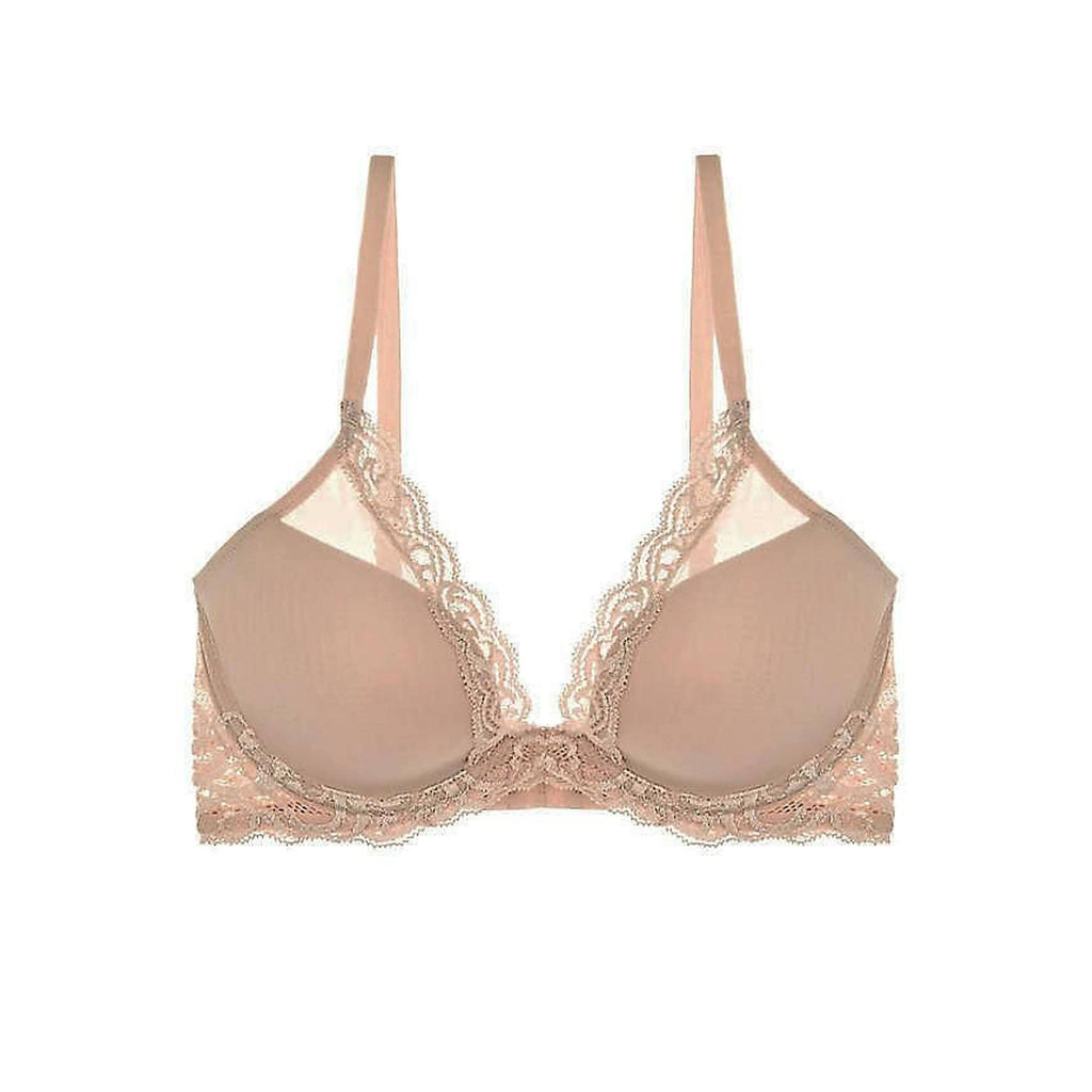 Feathers Contour Plunge Bra, Cafe 32G F525210