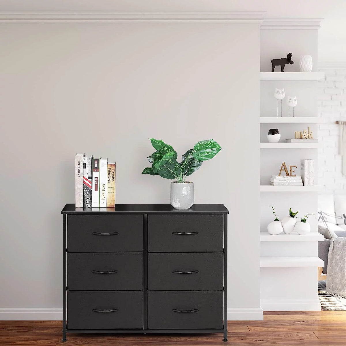 Gray 6 Drawer Dresser K210