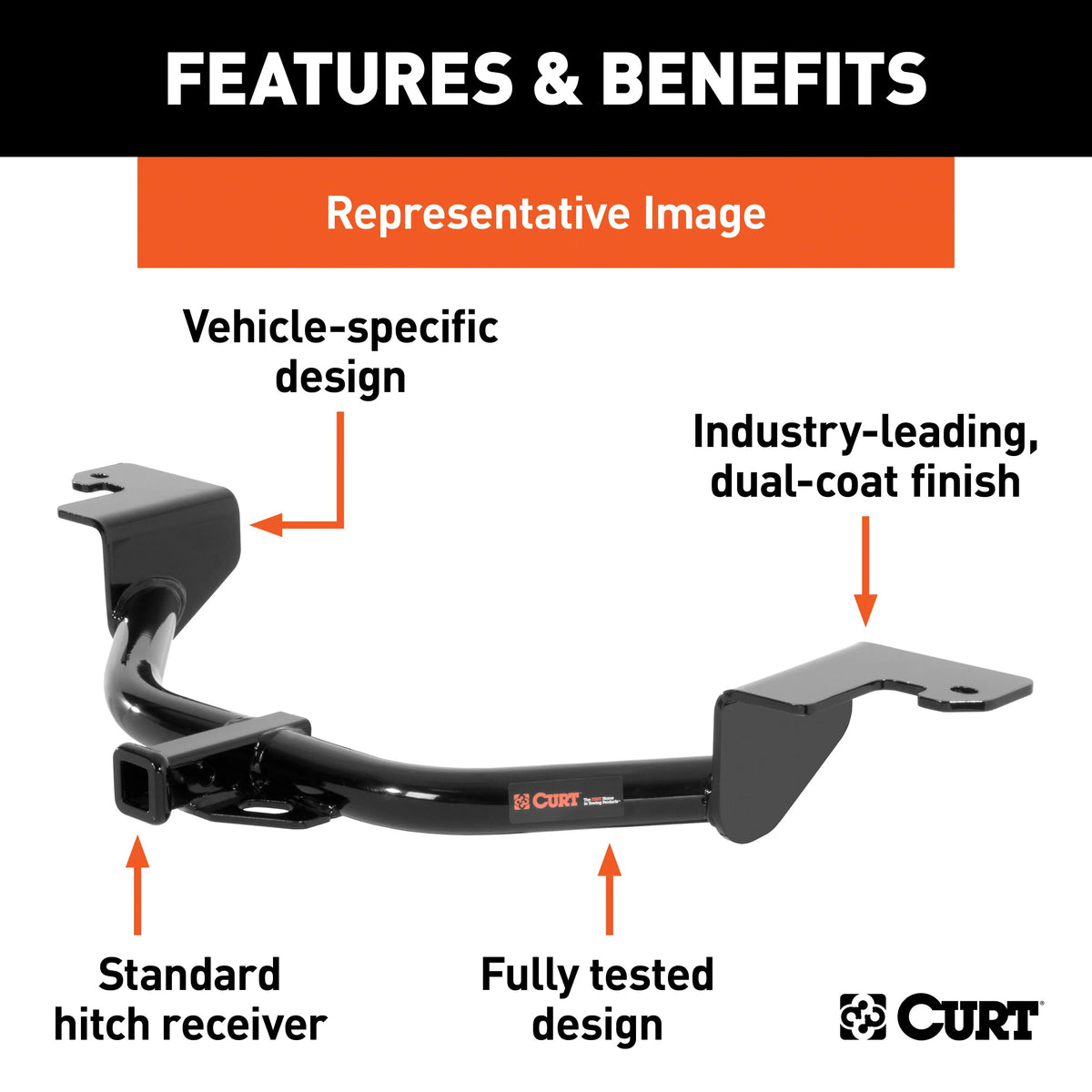 Class 2 Trailer Hitch with 1-1/4-Inch Receiver E967