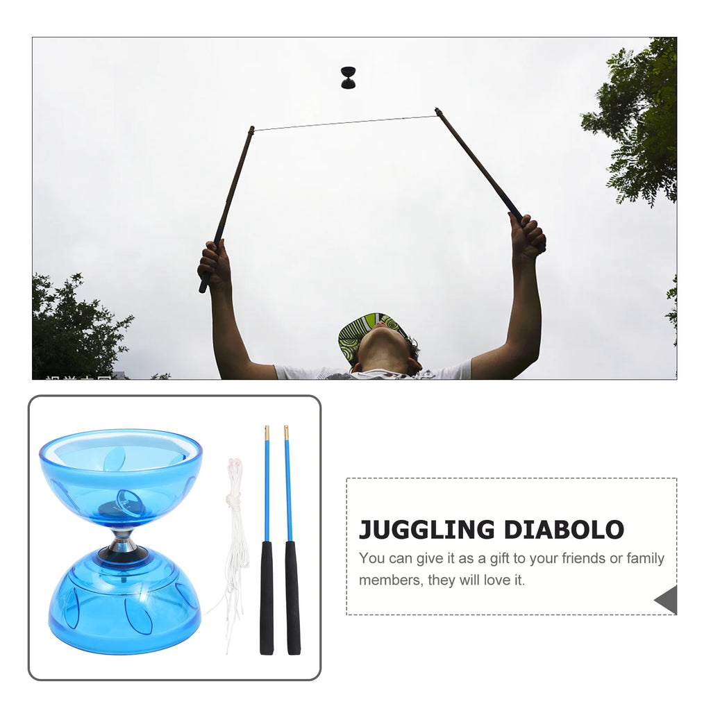 Yoyo Bearing Carnival Unresponsive Beginners Fitness Set Juggling Stick Prize Game N565