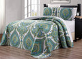 Oversize Cal King Size Reversible Quilt Set U6240