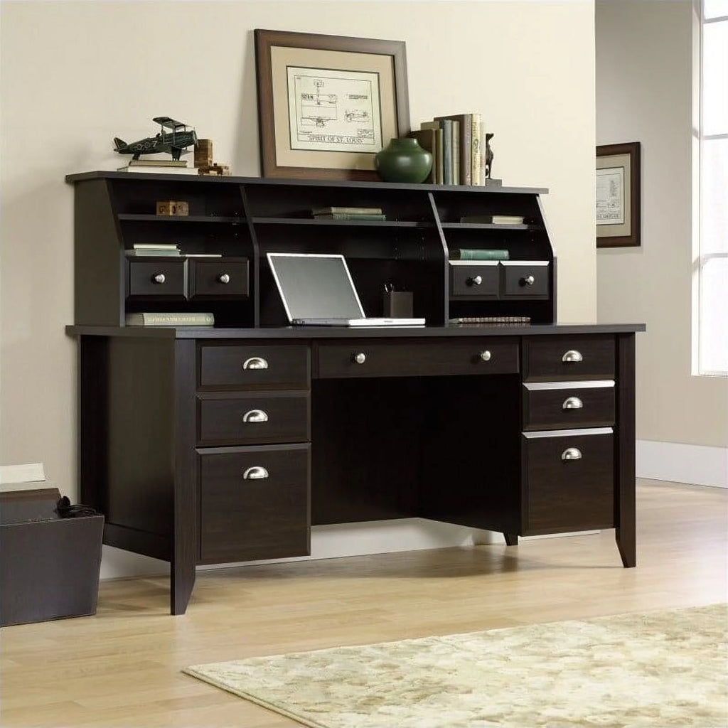Executive Desk, Jamocha Wood Finish B26767