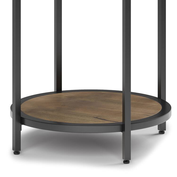 18x22 Metal Round Accent Side Table F2874