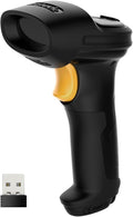 Wireless Barcode Scanner with 2600mAh Battery, 35M Range X384