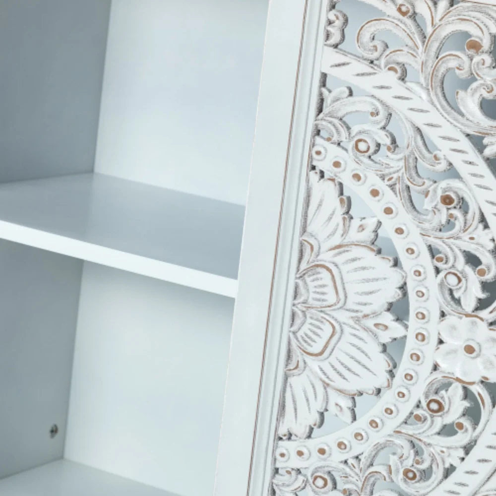 White 2-Door Accent Cabinet A669