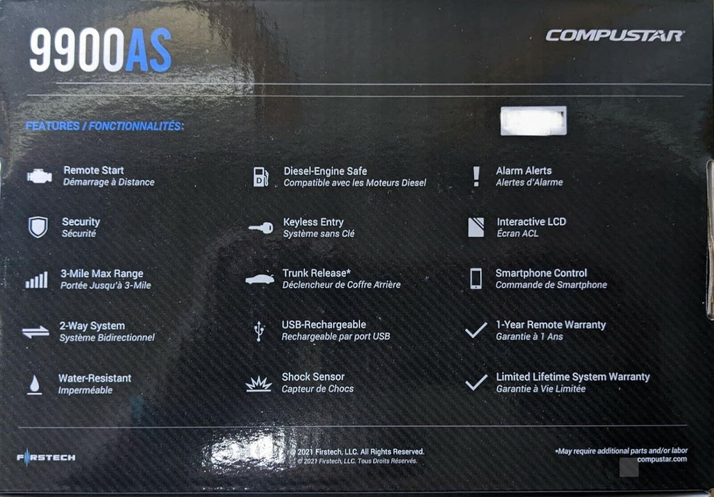 2 Way LCD Remote Start and Alarm System G77208