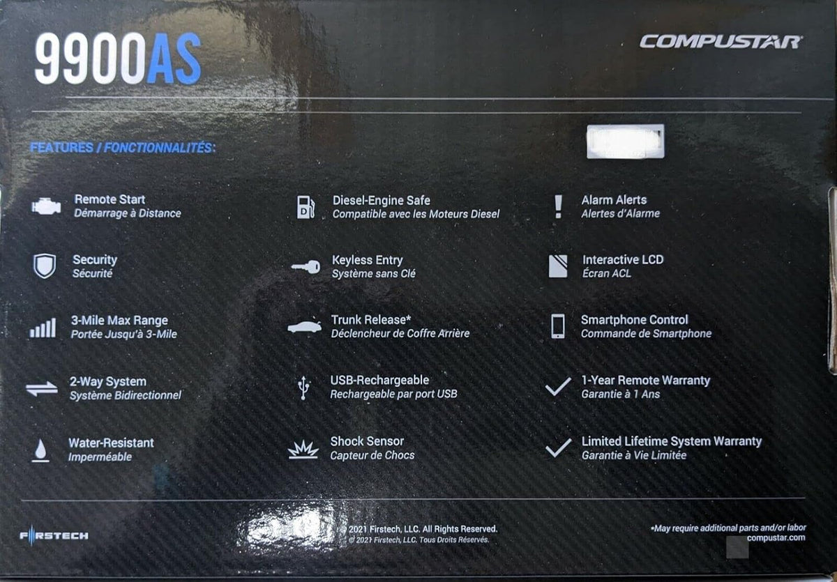 2 Way LCD Remote Start and Alarm System G77208