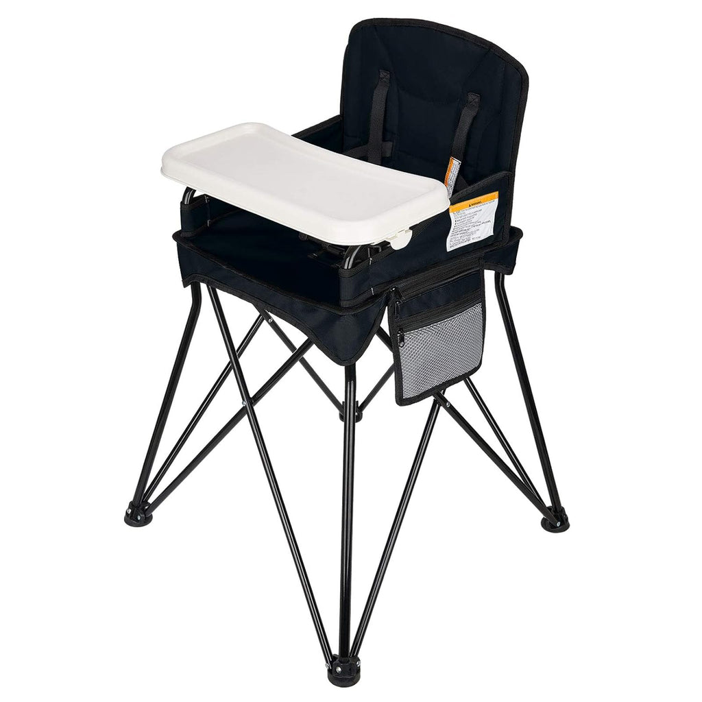 Foldable Portable High Chair with Removable Tray and Carry Bag W17846