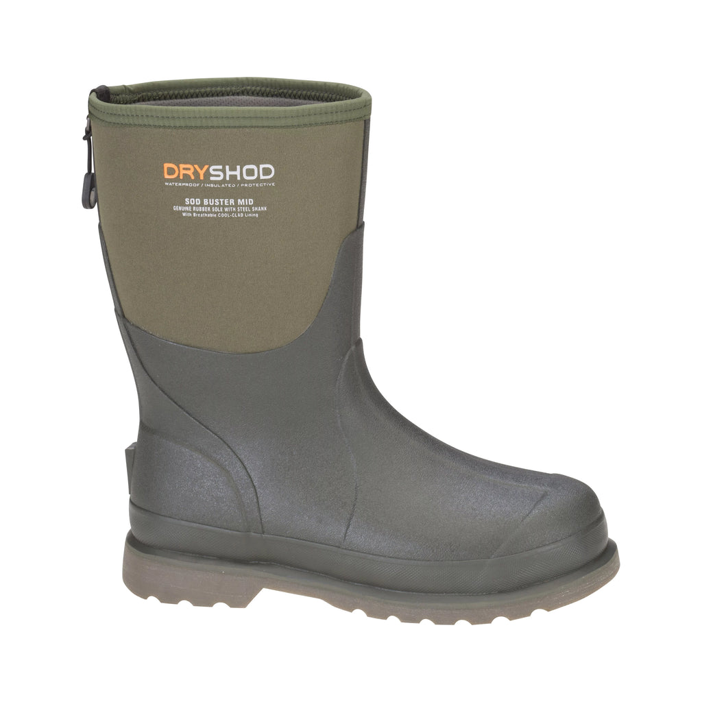 Moss Grey Mid Cut Boot Size 11 H5140
