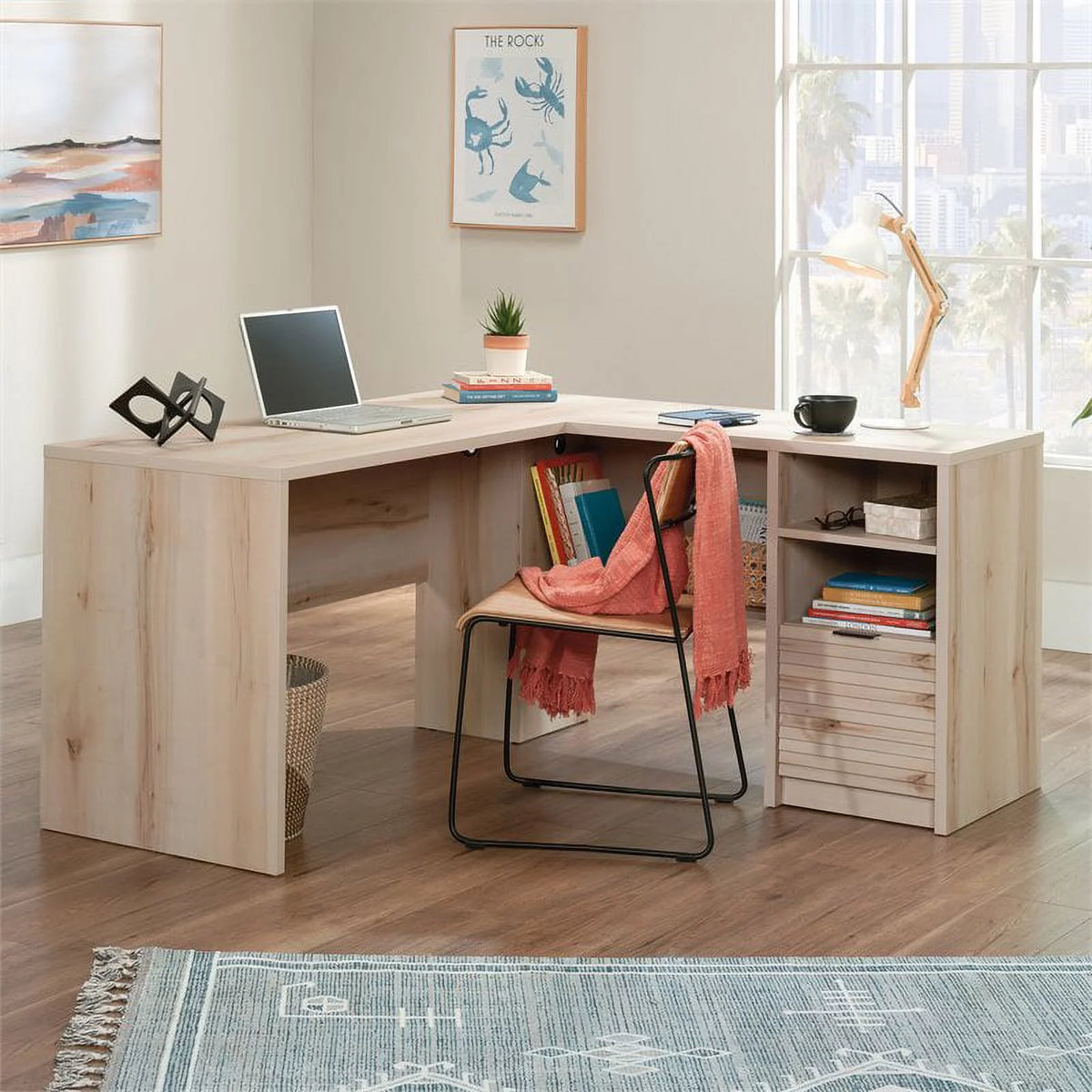 L-Shaped Home Office Desk P106