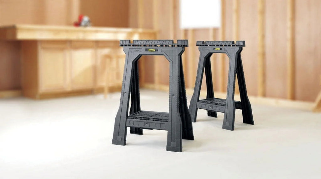 Folding Sawhorse 800 lb. Black 1 pair A360