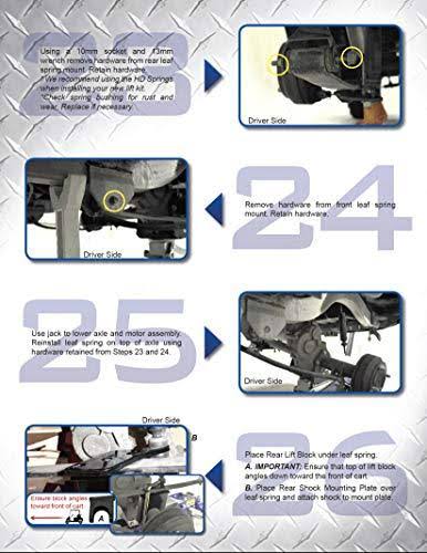 6x22 A-Arm Lift Complete Kit for Club Car Precedent Golf Carts O5894