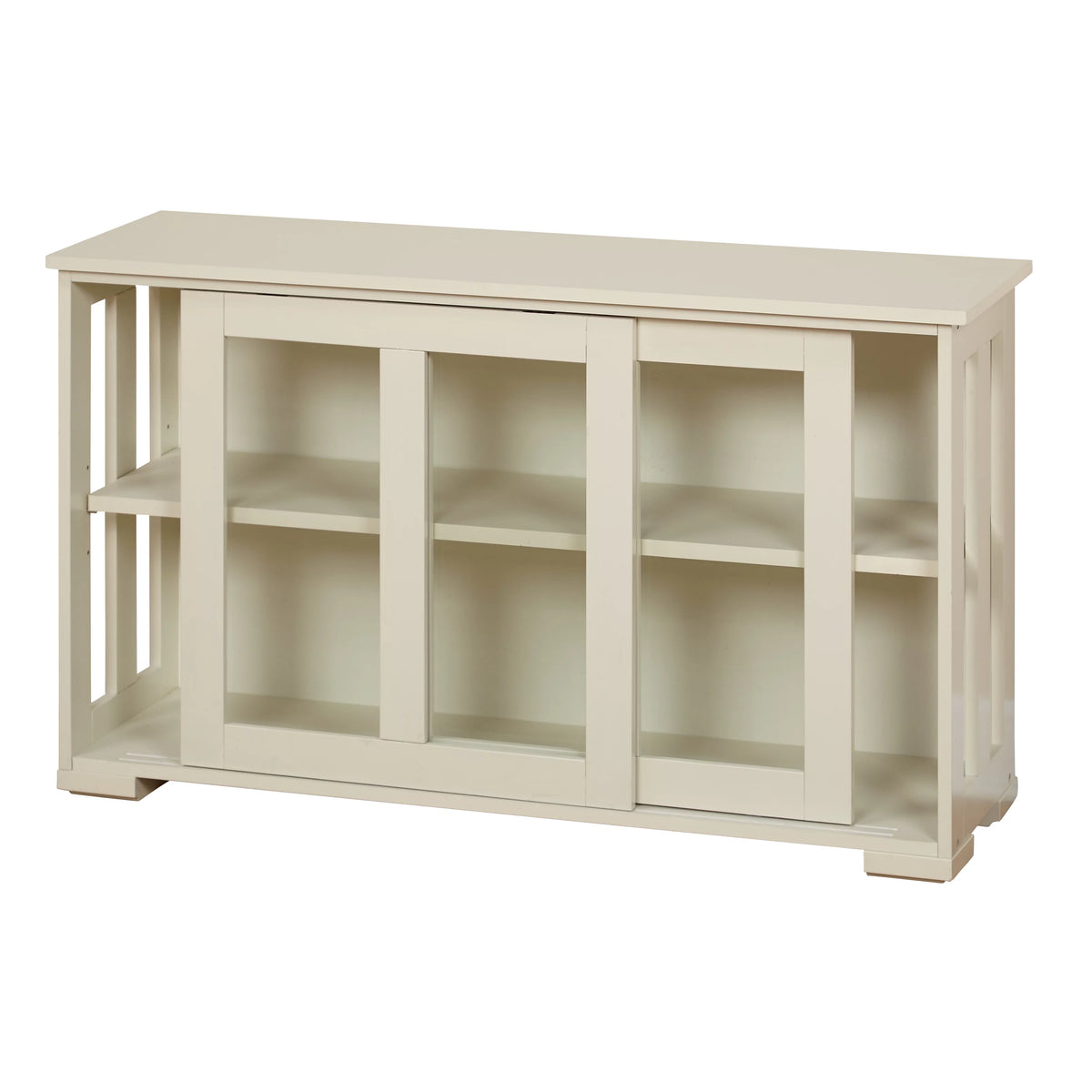 Antique White Stackable Storage Cabinet A871989