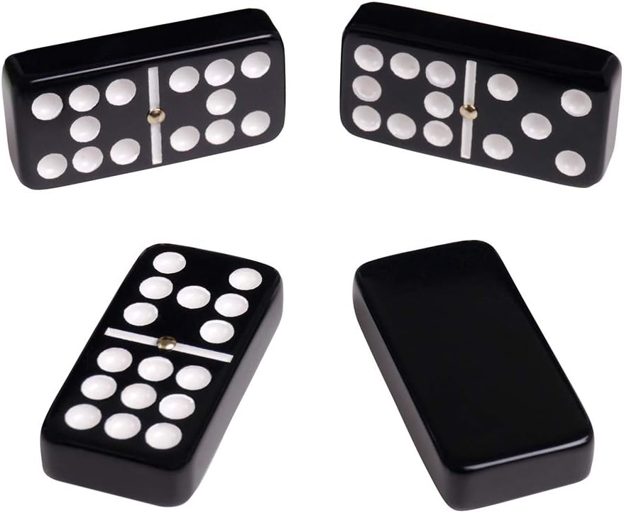 Black Double 9 Domino Set C20843