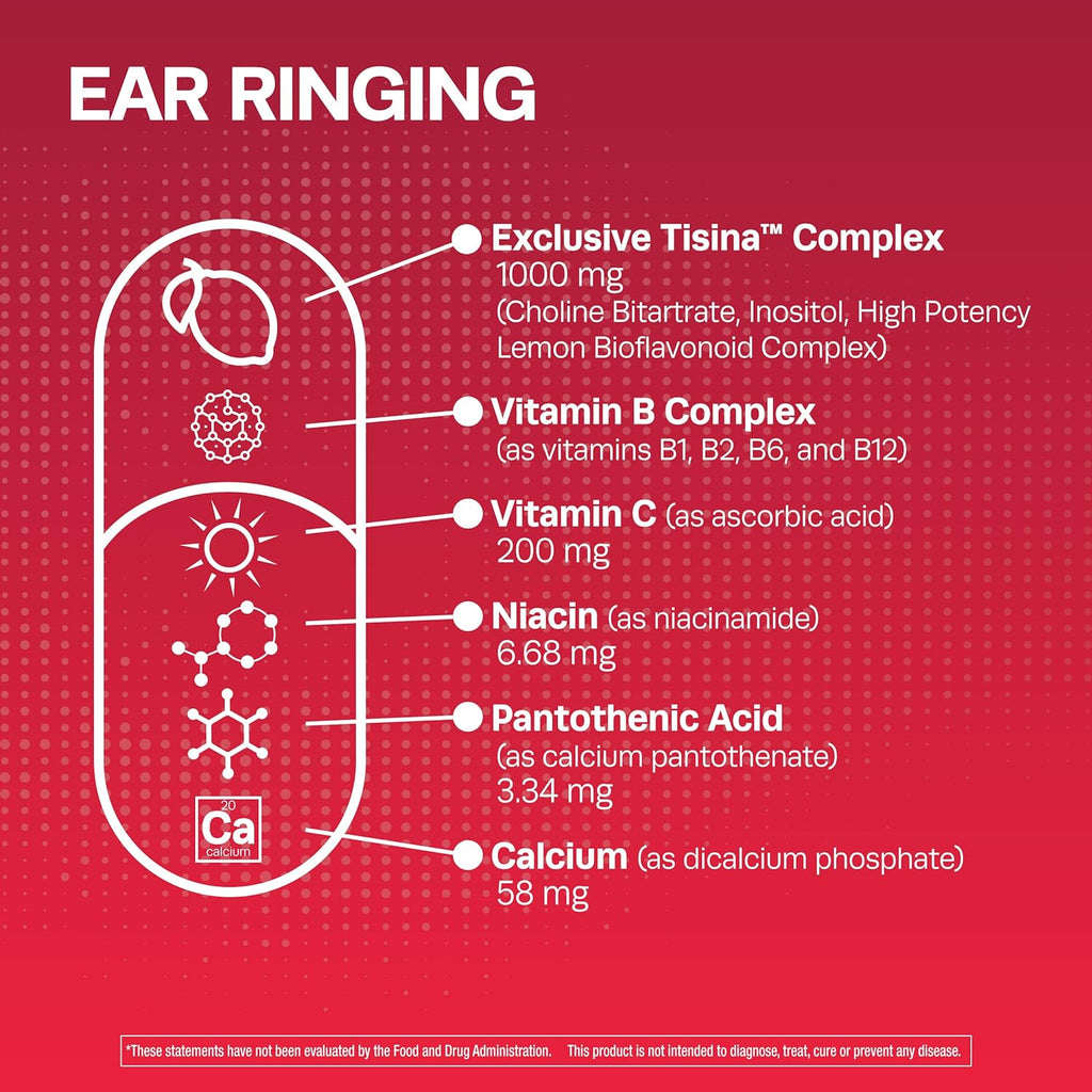 500 Caplets Flavonoid Ear Health Vitamins V498
