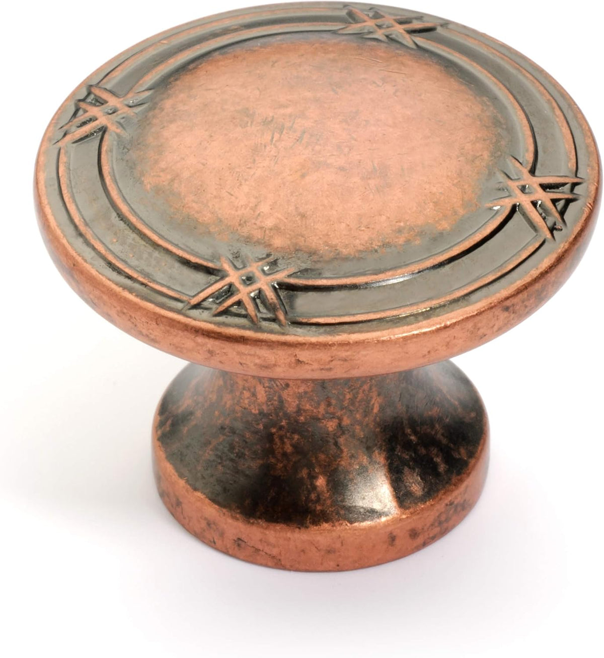 Antique Copper Cabinet Hardware Knob, 25-Pack C7698