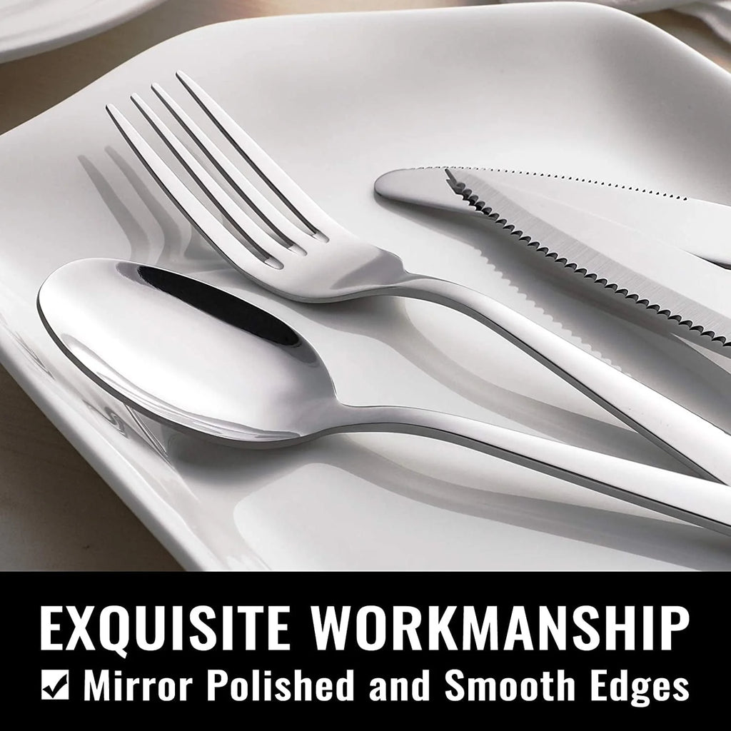 48-Pieces Stainless Steel Silverware Set M311024