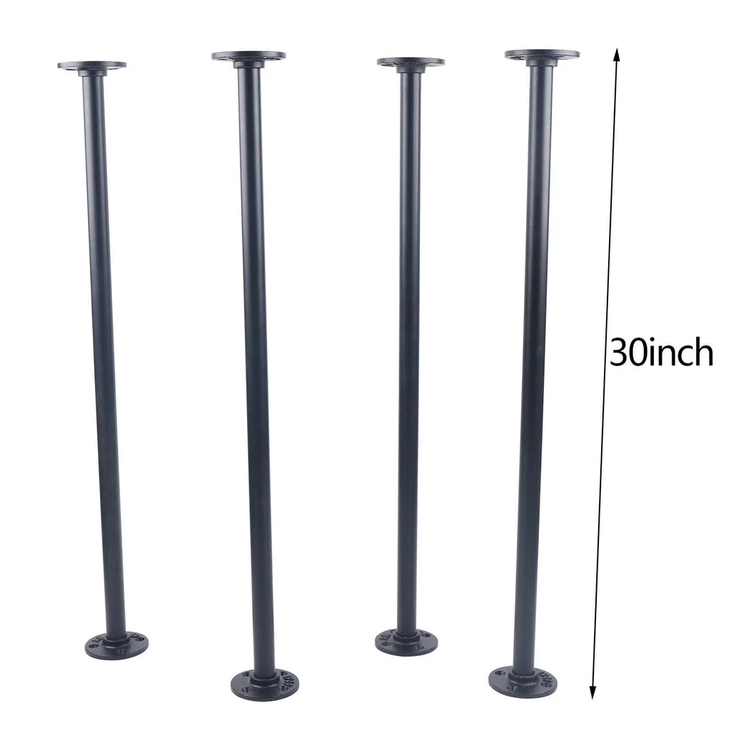 Black Metal Table Legs 4 Pack F8607