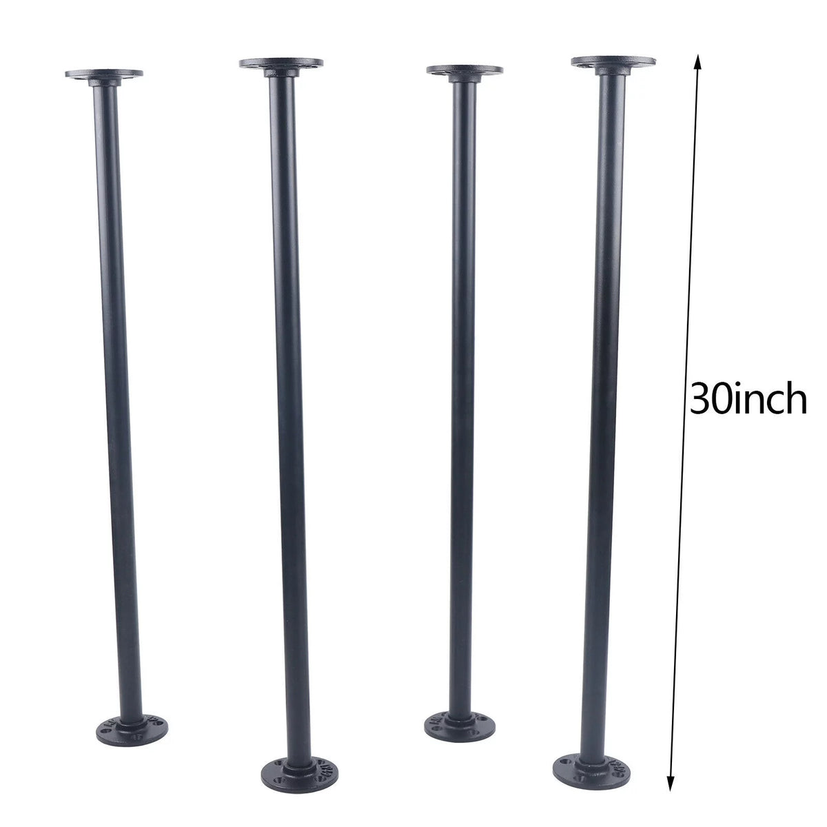 Black Metal Table Legs 4 Pack F8607