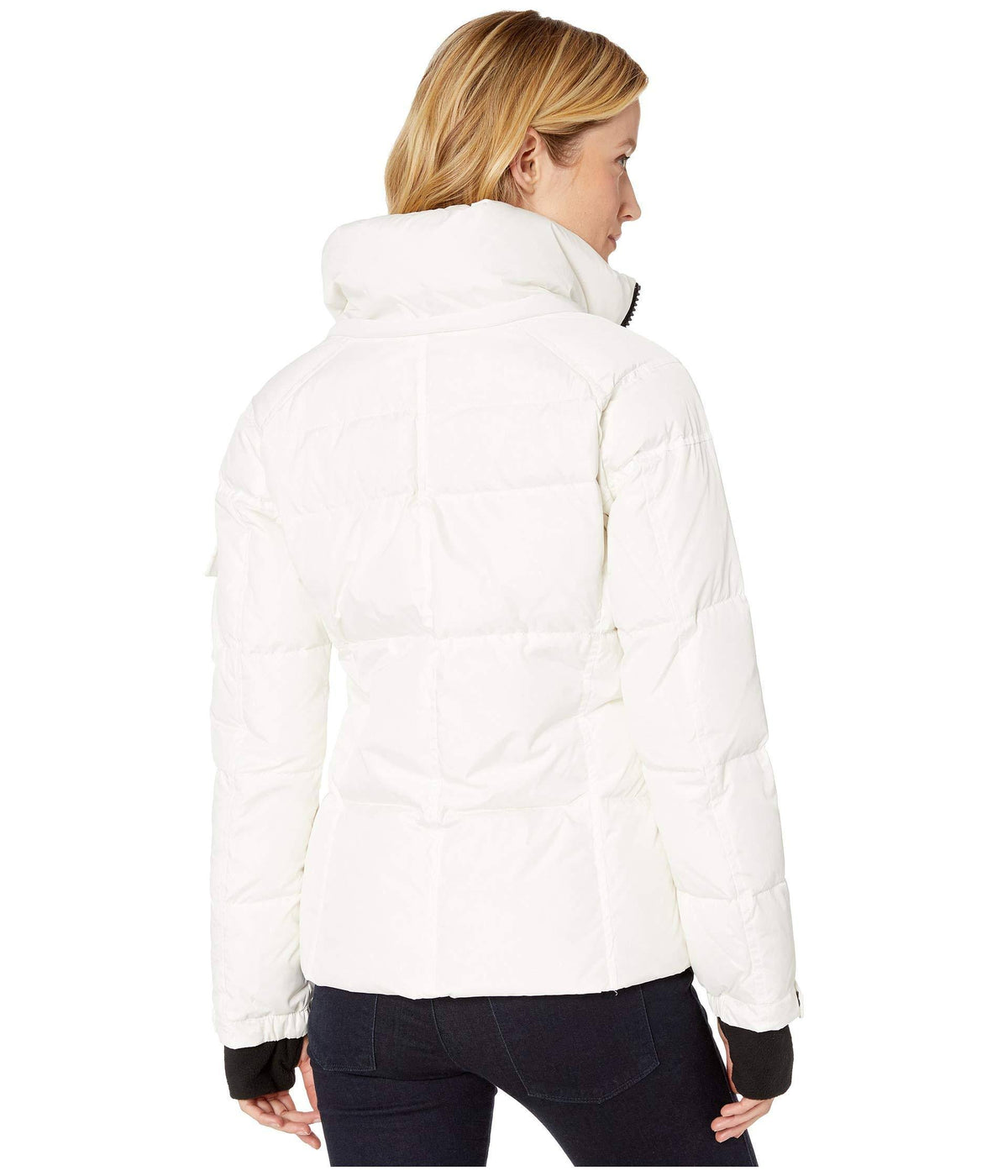 Matte Faux Fur White/Natural Large E546
